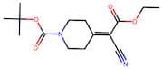 tert-Butyl 4-(1-cyano-2-ethoxy-2-oxoethylidene)piperidine-1-carboxylate