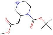 (S)-tert-Butyl 2-(2-methoxy-2-oxoethyl)piperazine-1-carboxylate