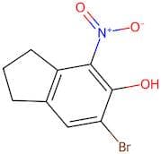 6-Bromo-4-nitro-2,3-dihydro-1H-inden-5-ol