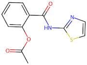 2-(Thiazol-2-ylcarbamoyl)phenyl acetate
