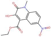 Ethyl 3-hydroxy-1-methyl-6-nitro-2-oxo-1,2-dihydroquinoline-4-carboxylate