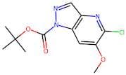 tert-Butyl 5-chloro-6-methoxy-1H-pyrazolo[4,3-b]pyridine-1-carboxylate