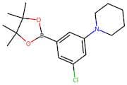 1-(3-Chloro-5-(4,4,5,5-tetramethyl-1,3,2-dioxaborolan-2-yl)phenyl)piperidine