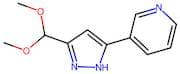 3-(3-(Dimethoxymethyl)-1H-pyrazol-5-yl)pyridine