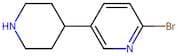 2-Bromo-5-(piperidin-4-yl)pyridine