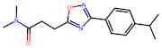 3-(3-(4-Isopropylphenyl)-1,2,4-oxadiazol-5-yl)-N,N-dimethylpropanamide
