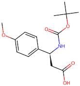 (S)-3-((tert-Butoxycarbonyl)amino)-3-(4-methoxyphenyl)propanoic acid