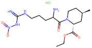 (2R,4R)-Ethyl 1-(2-amino-5-(3-nitroguanidino)pentanoyl)-4-methylpiperidine-2-carboxylate hydrochlo…