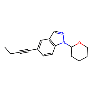 5-(But-1-yn-1-yl)-1-(tetrahydro-2H-pyran-2-yl)-1H-indazole