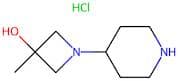 3-Methyl-1-(piperidin-4-yl)azetidin-3-ol hydrochloride