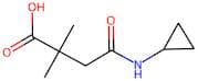 4-(Cyclopropylamino)-2,2-dimethyl-4-oxobutanoic acid