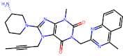 (S)-8-(3-Aminopiperidin-1-yl)-7-(but-2-yn-1-yl)-3-methyl-1-((4-methylquinazolin-2-yl)methyl)-1H-pu…