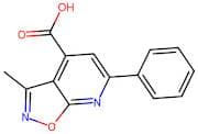 3-Methyl-6-phenylisoxazolo[5,4-b]pyridine-4-carboxylic acid