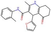 4-(Furan-2-yl)-2-methyl-5-oxo-N-(o-tolyl)-1,4,5,6,7,8-hexahydroquinoline-3-carboxamide
