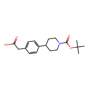 2-(4-(1-(tert-Butoxycarbonyl)piperidin-4-yl)phenyl)acetic acid