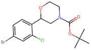 tert-Butyl 2-(4-bromo-2-chlorophenyl)morpholine-4-carboxylate