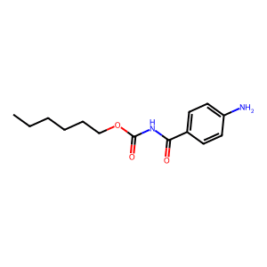 Hexyl (4-aminobenzoyl)carbamate