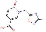 1-[(3-Methyl-1,2,4-oxadiazol-5-yl)methyl]-6-oxo-1,6-dihydropyridine-3-carboxylic acid