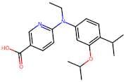 6-(Ethyl(3-isopropoxy-4-isopropylphenyl)amino)nicotinic acid