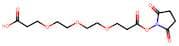 3-(2-(2-(3-((2,5-Dioxopyrrolidin-1-yl)oxy)-3-oxopropoxy)ethoxy)ethoxy)propanoic acid