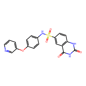 2,4-Dioxo-N-[4-(pyridin-3-yloxy)phenyl]-1,2,3,4-tetrahydroquinazoline-6-sulfonamide