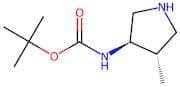 rel-tert-Butyl ((3R,4S)-4-methylpyrrolidin-3-yl)carbamate