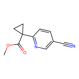 Methyl 1-(5-cyanopyridin-2-yl)cyclopropane-1-carboxylate