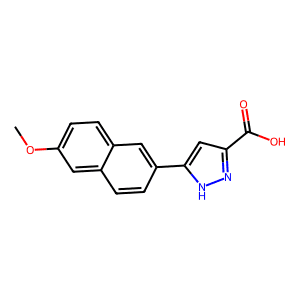 5-(6-Methoxynaphthalen-2-yl)-1H-pyrazole-3-carboxylic acid
