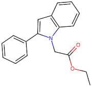 Ethyl 2-(2-phenyl-1H-indol-1-yl)acetate