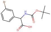 2-(3-Bromophenyl)-2-((tert-butoxycarbonyl)amino)acetic acid