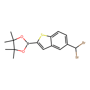 2-(5-(Dibromomethyl)benzo[b]thiophen-2-yl)-4,4,5,5-tetramethyl-1,3,2-dioxaborolane
