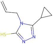 4-Allyl-5-cyclopropyl-4H-1,2,4-triazole-3-thiol
