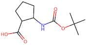 2-((tert-Butoxycarbonyl)amino)cyclopentanecarboxylic acid