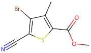 Methyl 4-bromo-5-cyano-3-methylthiophene-2-carboxylate