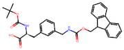 (S)-3-(3-(((((9H-Fluoren-9-yl)methoxy)carbonyl)amino)methyl)phenyl)-2-((tert-butoxycarbonyl)amino)…