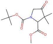 1-tert-Butyl 2-methyl 3,3-dimethyl-4-oxopyrrolidine-1,2-dicarboxylate