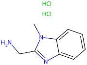 [(1-Methyl-1H-benzimidazol-2-yl)methyl]amine dihydrochloride
