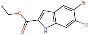 Ethyl 5-bromo-6-chloro-1H-indole-2-carboxylate