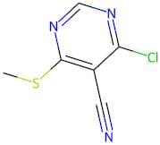 4-Chloro-6-(methylthio)pyrimidine-5-carbonitrile