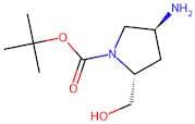 (2R,4S)-tert-Butyl 4-amino-2-(hydroxymethyl)pyrrolidine-1-carboxylate