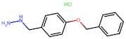Hydrazine, [[4-(phenylmethoxy)phenyl]methyl]-, hydrochloride
