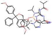 (1R,3R,4R,7S)-1-((Bis(4-methoxyphenyl)(phenyl)methoxy)methyl)-3-(2-isobutyramido-6-oxo-3H-purin-9(…