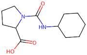 1-(Cyclohexylcarbamoyl)pyrrolidine-2-carboxylic acid