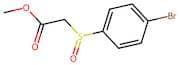 Methyl 2-(4-bromobenzenesulfinyl)acetate