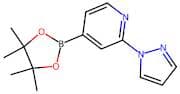 2-(1H-Pyrazol-1-yl)-4-(4,4,5,5-tetramethyl-1,3,2-dioxaborolan-2-yl)pyridine