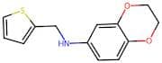 N-(Thiophen-2-ylmethyl)-2,3-dihydro-1,4-benzodioxin-6-amine