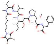 ((2R,3R)-3-((S)-1-((3R,4S,5S)-4-((S)-2-((S)-2-(6-(3,4-Dibromo-2,5-dioxo-2,5-dihydro-1H-pyrrol-1-yl…