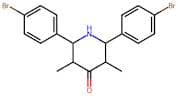 2,6-Bis(4-bromophenyl)-3,5-dimethylpiperidin-4-one