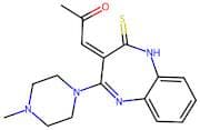 (Z)-1-(4-(4-Methylpiperazin-1-yl)-2-thioxo-1H-benzo[b][1,4]diazepin-3(2H)-ylidene)propan-2-one