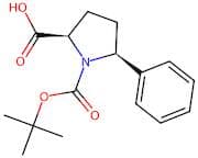 (2R,5S)-1-(tert-Butoxycarbonyl)-5-phenylpyrrolidine-2-carboxylic acid